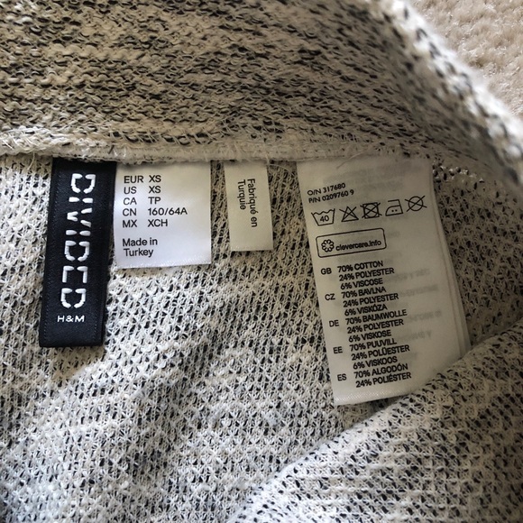 H&M Grey Tweed Look Skirt - Picture 5 of 6